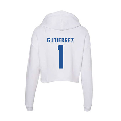 CSU Bakersfield - NCAA Baseball : Jacob Gutierrez - Women's Crop Fleece Hoodie-1