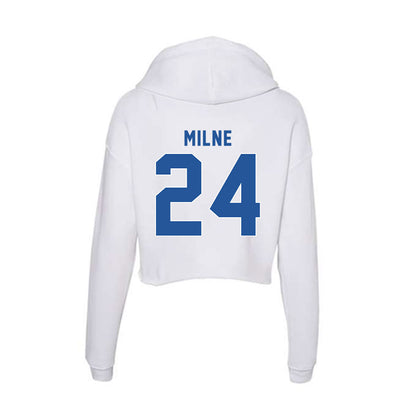 CSU Bakersfield - NCAA Beach Volleyball : Katey Milne - Women's Crop Fleece Hoodie-1