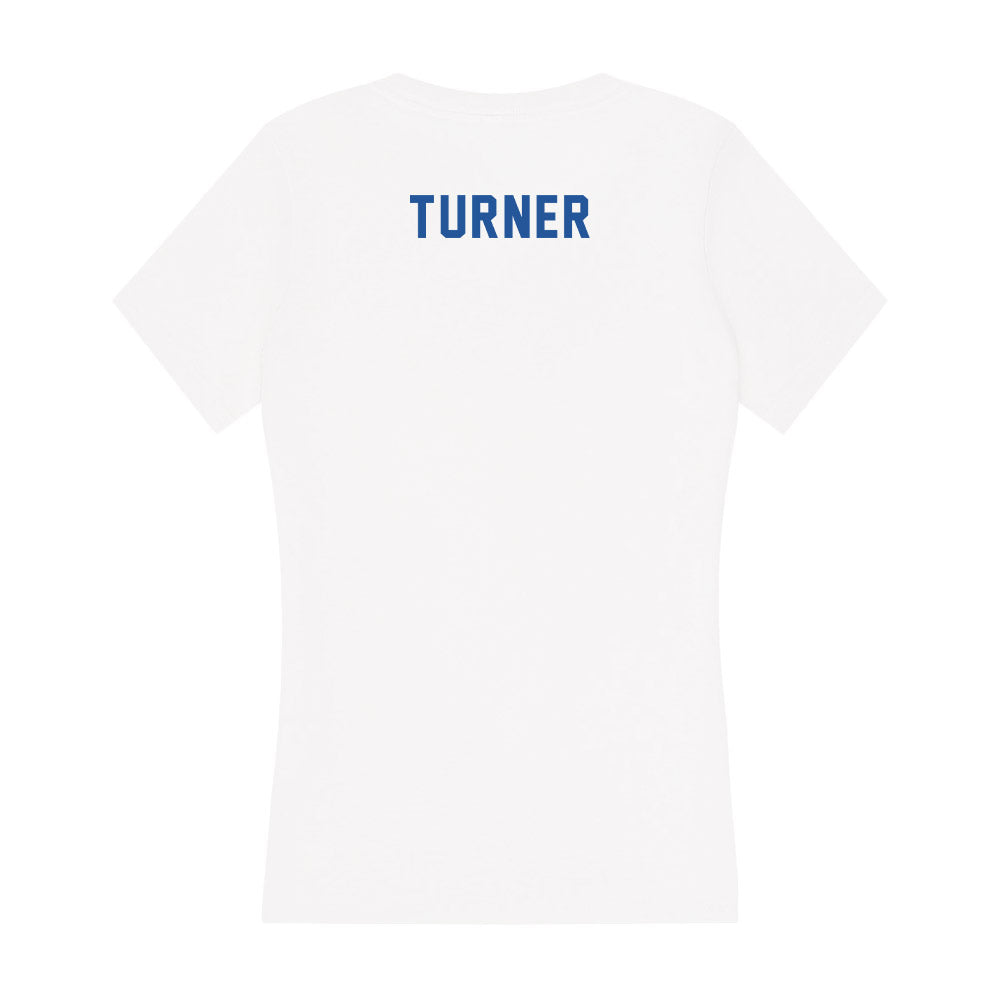 CSU Bakersfield - NCAA Men's Track & Field : Brock Turner - Women's V-Neck T-Shirt-1