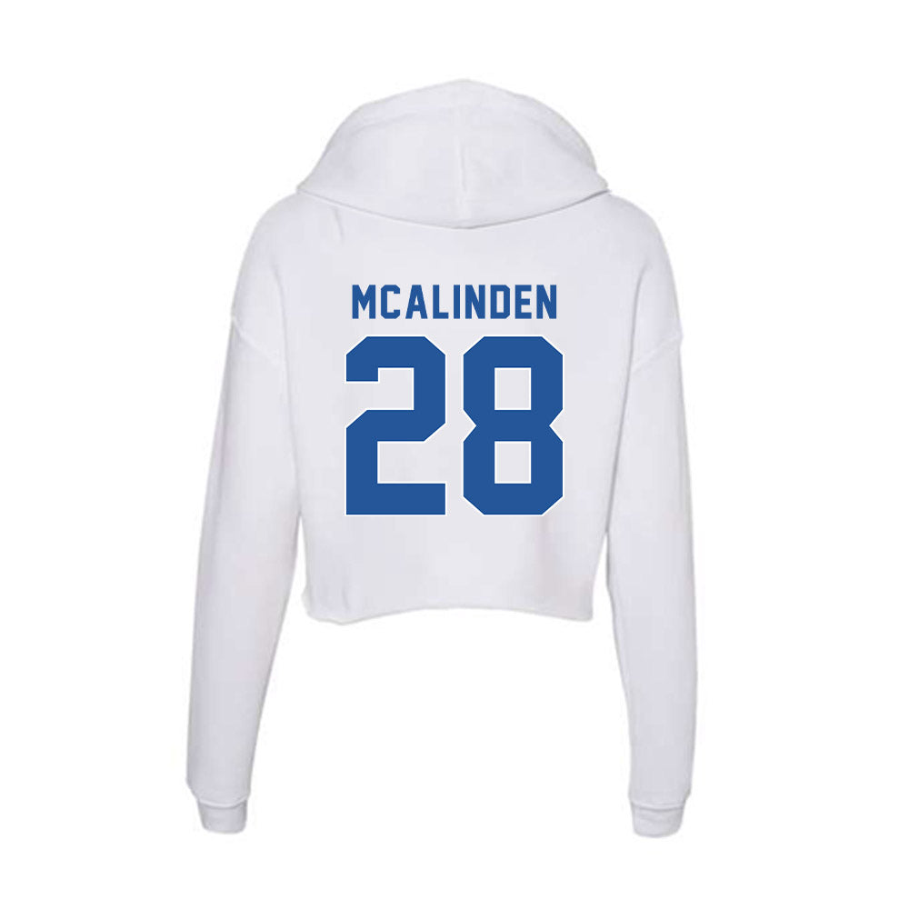 CSU Bakersfield - NCAA Baseball : Shane McAlinden - Women's Crop Fleece Hoodie-1