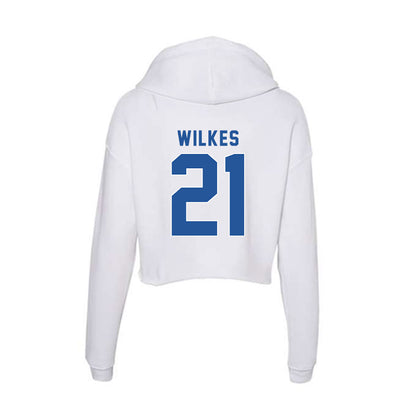 CSU Bakersfield - NCAA Baseball : Devon Wilkes - Women's Crop Fleece Hoodie-1