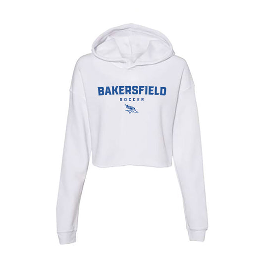 CSU Bakersfield - NCAA Women's Soccer : Joseline Murillo - Women's Crop Fleece Hooded Sweatshirt-0