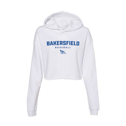CSU Bakersfield - NCAA Baseball : Devon Wilkes - Women's Crop Fleece Hoodie-0