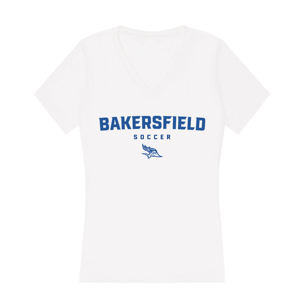 CSU Bakersfield - NCAA Women's Soccer : Tania Tapia-Cardenas - Women's V-Neck T-Shirt-0