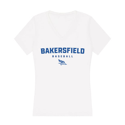 CSU Bakersfield - NCAA Baseball : Kaleb Koelewyn - Women's V-Neck T-Shirt-0
