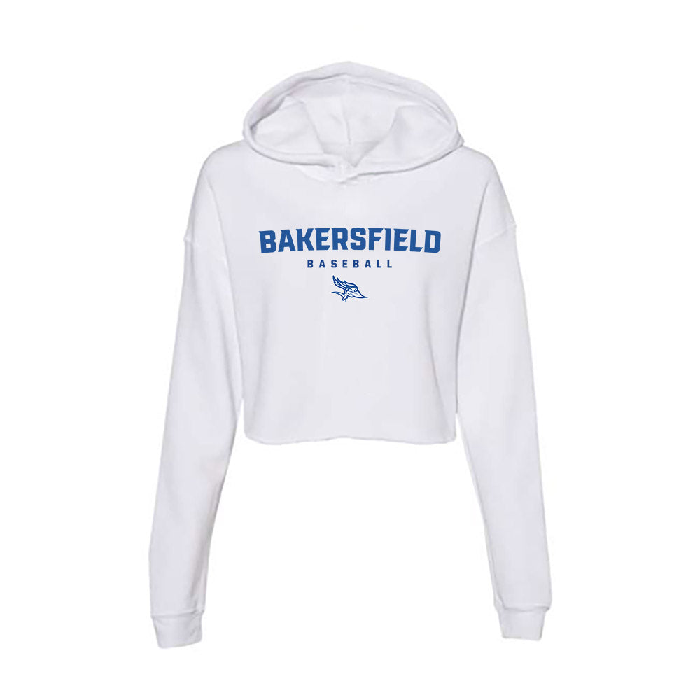 CSU Bakersfield - NCAA Baseball : Taison Miller - Women's Crop Fleece Hoodie-0