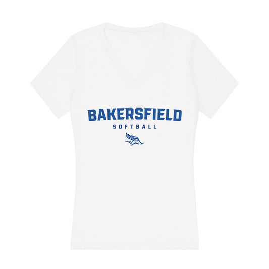 CSU Bakersfield - NCAA Softball : Anahi Castillo - Women's V-Neck T-Shirt-0