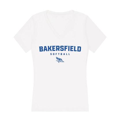 CSU Bakersfield - NCAA Softball : Aileen Balderas - Women's V-Neck T-Shirt-0