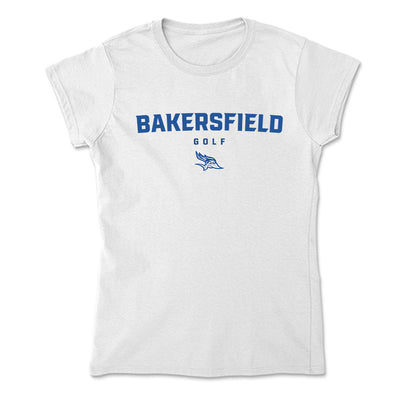 CSU Bakersfield - NCAA Women's Golf : Emilee Canepa - Soft Style Women’s T-Shirt-0
