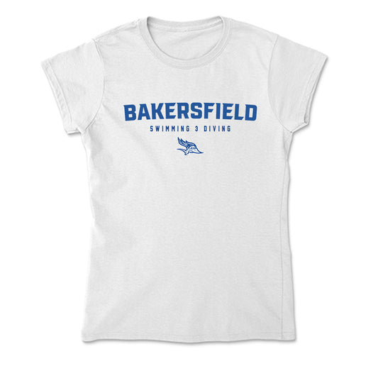 CSU Bakersfield - NCAA Men's Swimming & Diving : Justin Chamberlain - Soft Style Women’s T-Shirt-0
