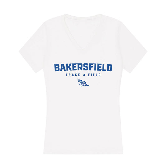 CSU Bakersfield - NCAA Men's Track & Field : Daniel Hartman - Women's V-Neck T-Shirt-0