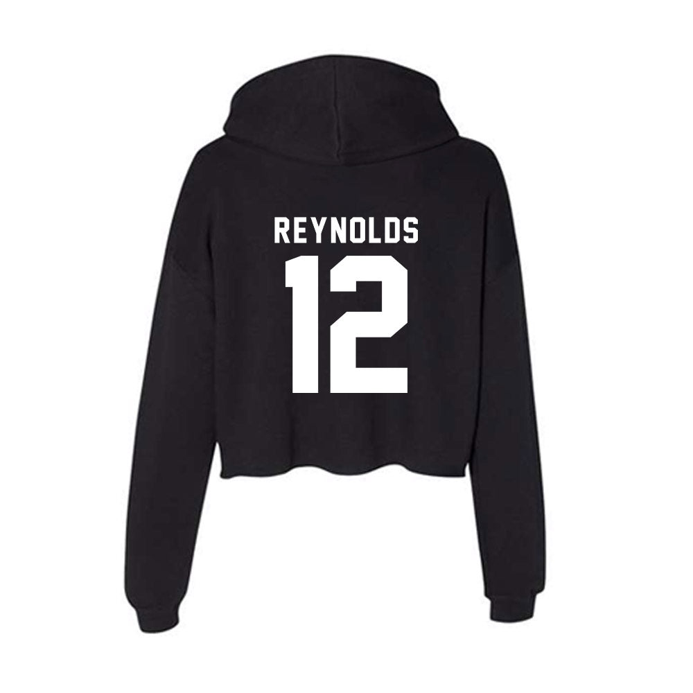WSU - NCAA Football : Carsten Reynolds - Women's Crop Fleece Hoodie-1