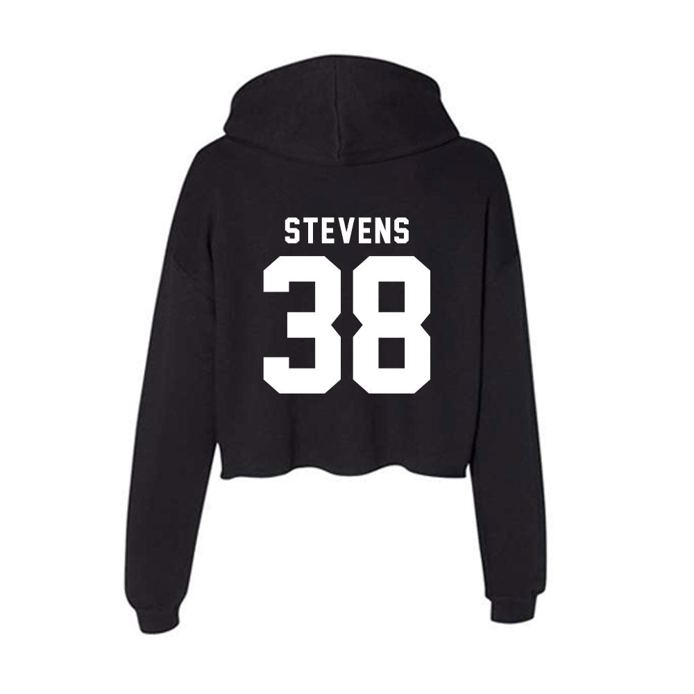 WSU - NCAA Football : Jack Stevens - Women's Crop Fleece Hoodie-1
