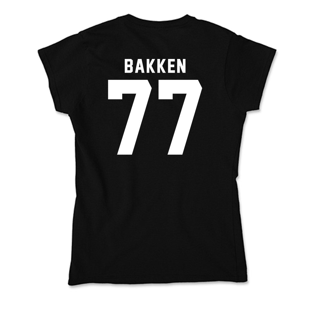 WSU - NCAA Football : Nick Bakken - Soft Style Women’s T-Shirt-1