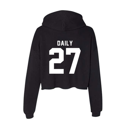 WSU - NCAA Baseball : Lleyton Daily - Women's Crop Fleece Hoodie-1
