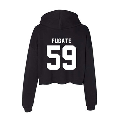 WSU - NCAA Football : Gavin Fugate - Women's Crop Fleece Hoodie-1