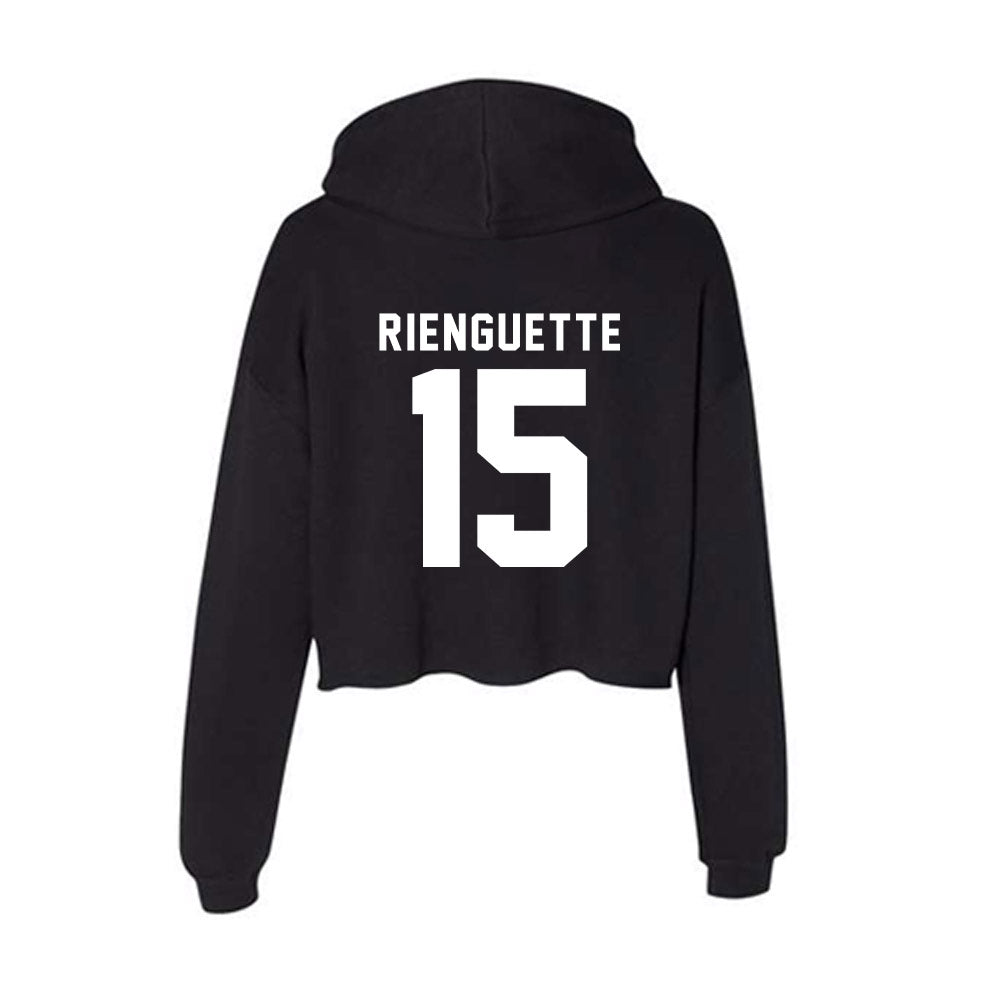 WSU - NCAA Baseball : Scott Rienguette - Women's Crop Fleece Hoodie-1