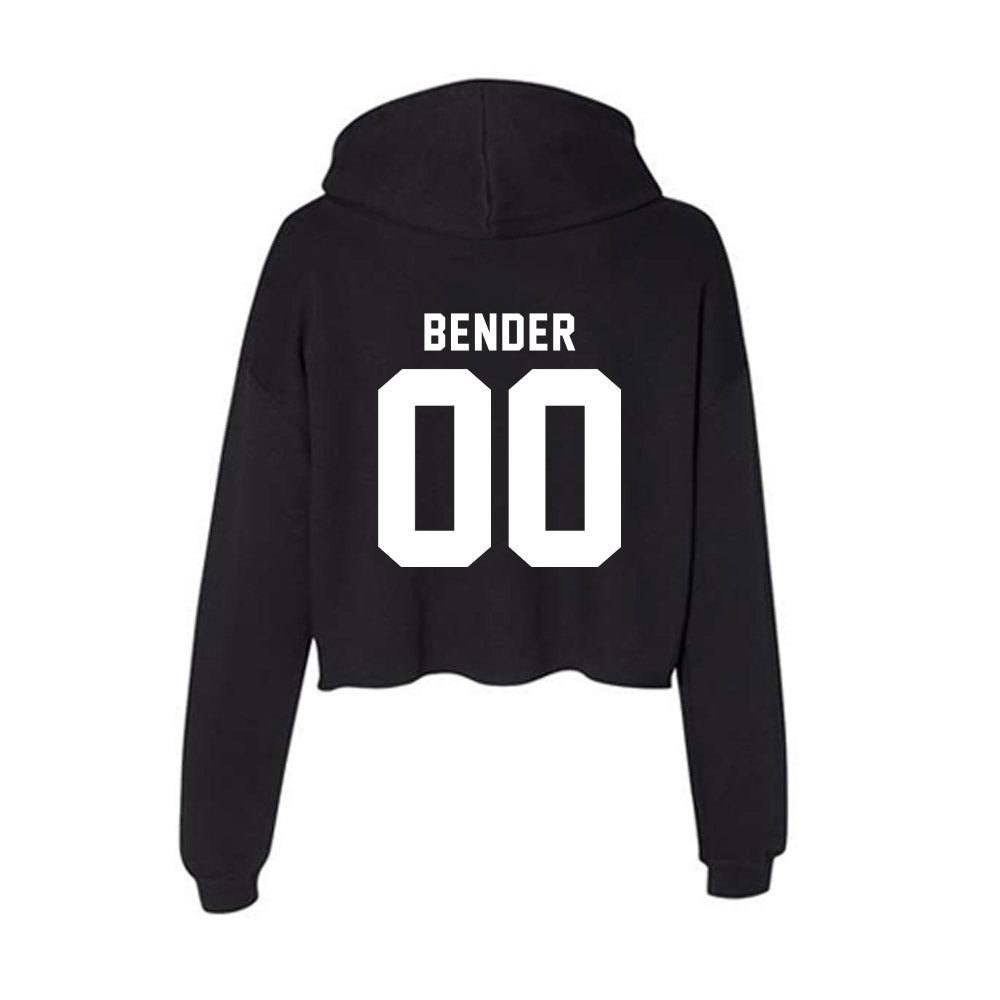 WSU - NCAA Football : Oliver Bender - Women's Crop Fleece Hoodie-1