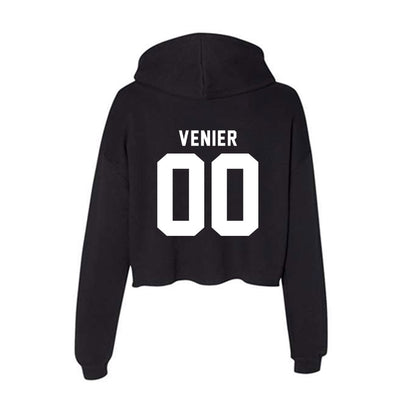 WSU - NCAA Women's Soccer : Sidney Venier - Women's Crop Fleece Hoodie-1