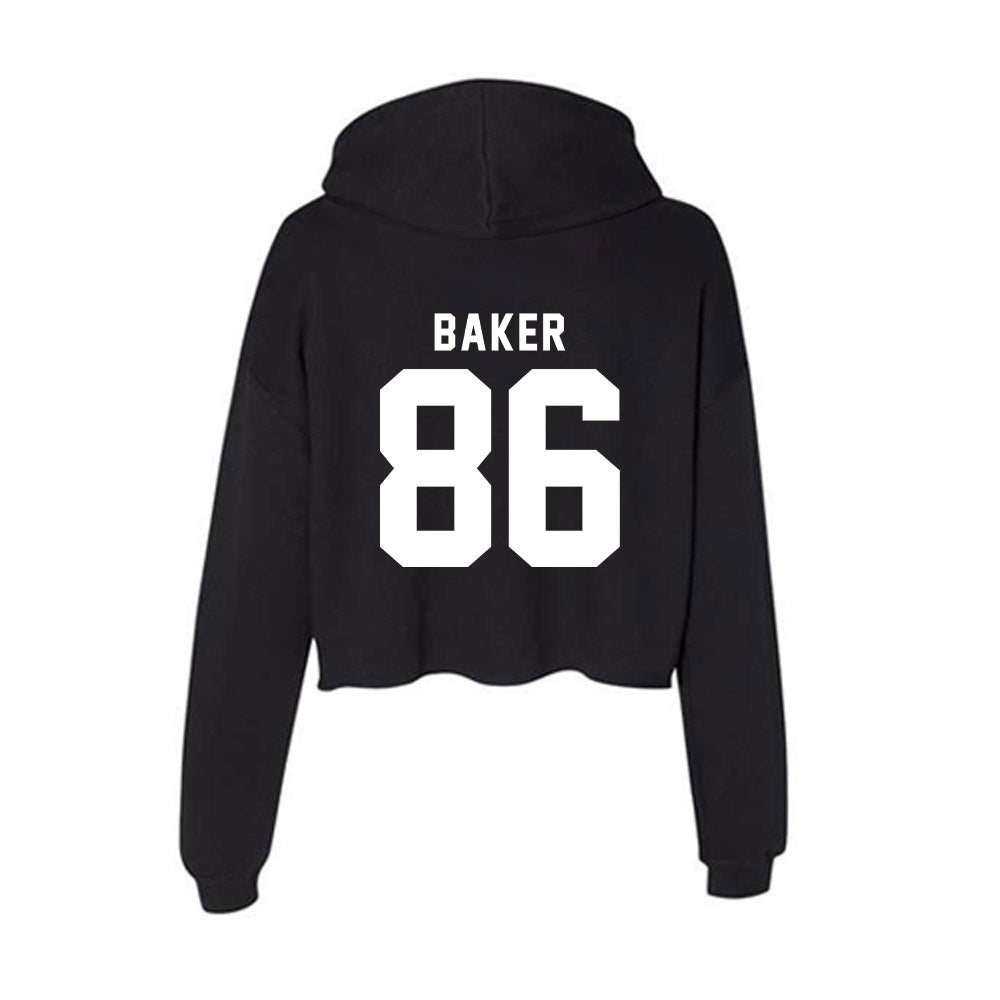 WSU - NCAA Football : Beau Baker - Women's Crop Fleece Hoodie-1