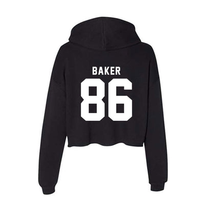 WSU - NCAA Football : Beau Baker - Women's Crop Fleece Hoodie-1
