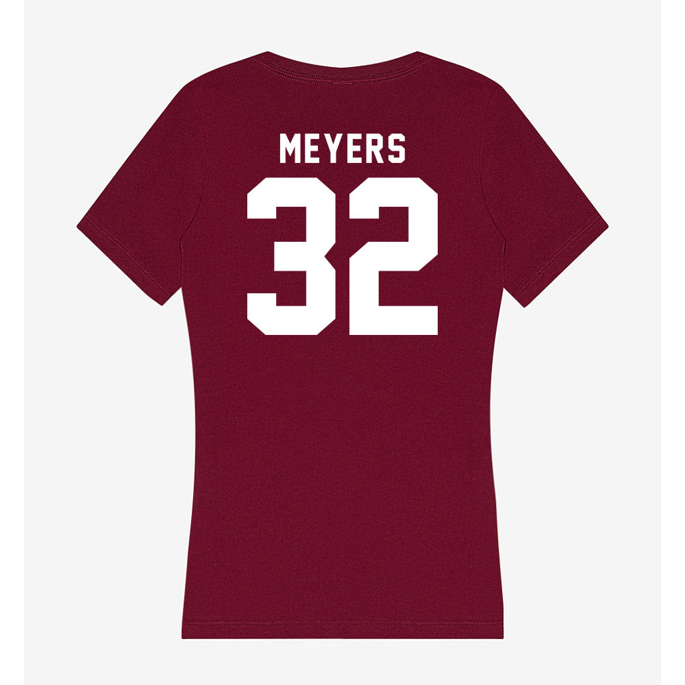 WSU - NCAA Baseball : Luke Meyers - Women's V-Neck T-Shirt-1