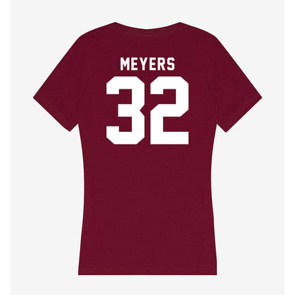 WSU - NCAA Baseball : Luke Meyers - Women's V-Neck T-Shirt-1