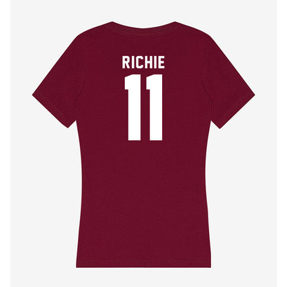 WSU - NCAA Baseball : August Richie - Women's V-Neck T-Shirt-1