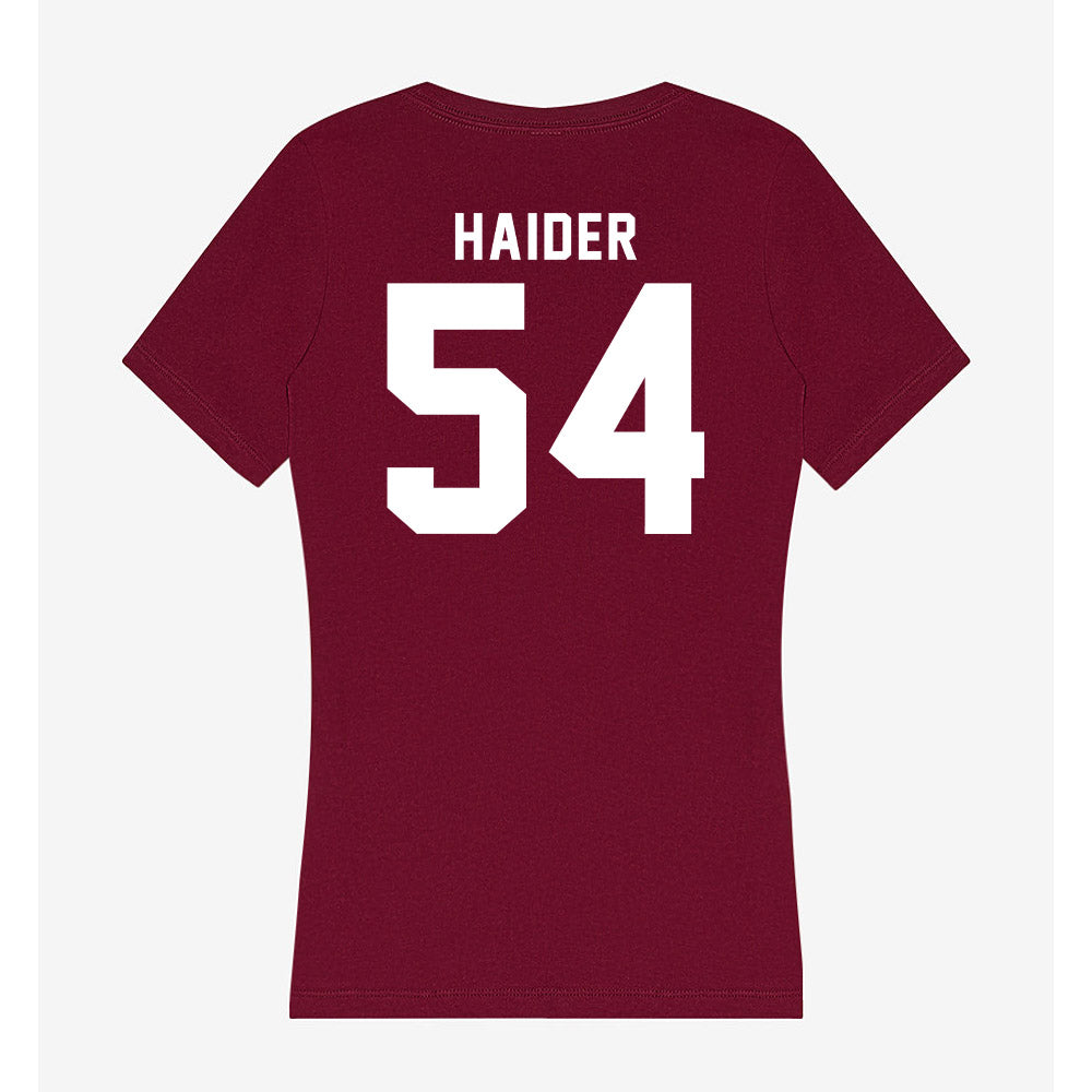 WSU - NCAA Baseball : Rylan Haider - Women's V-Neck T-Shirt-1