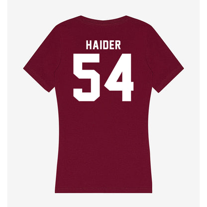 WSU - NCAA Baseball : Rylan Haider - Women's V-Neck T-Shirt-1