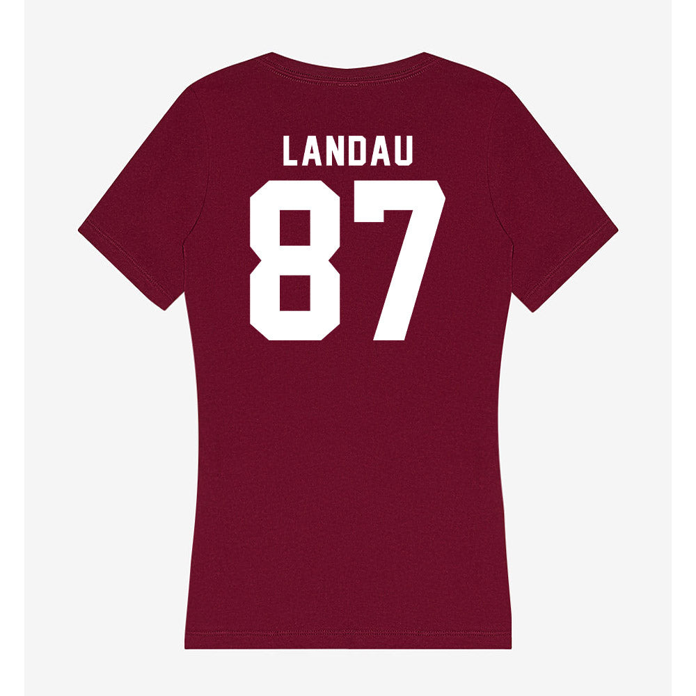 WSU - NCAA Football : Cash Landau - Women's V-Neck T-Shirt-1