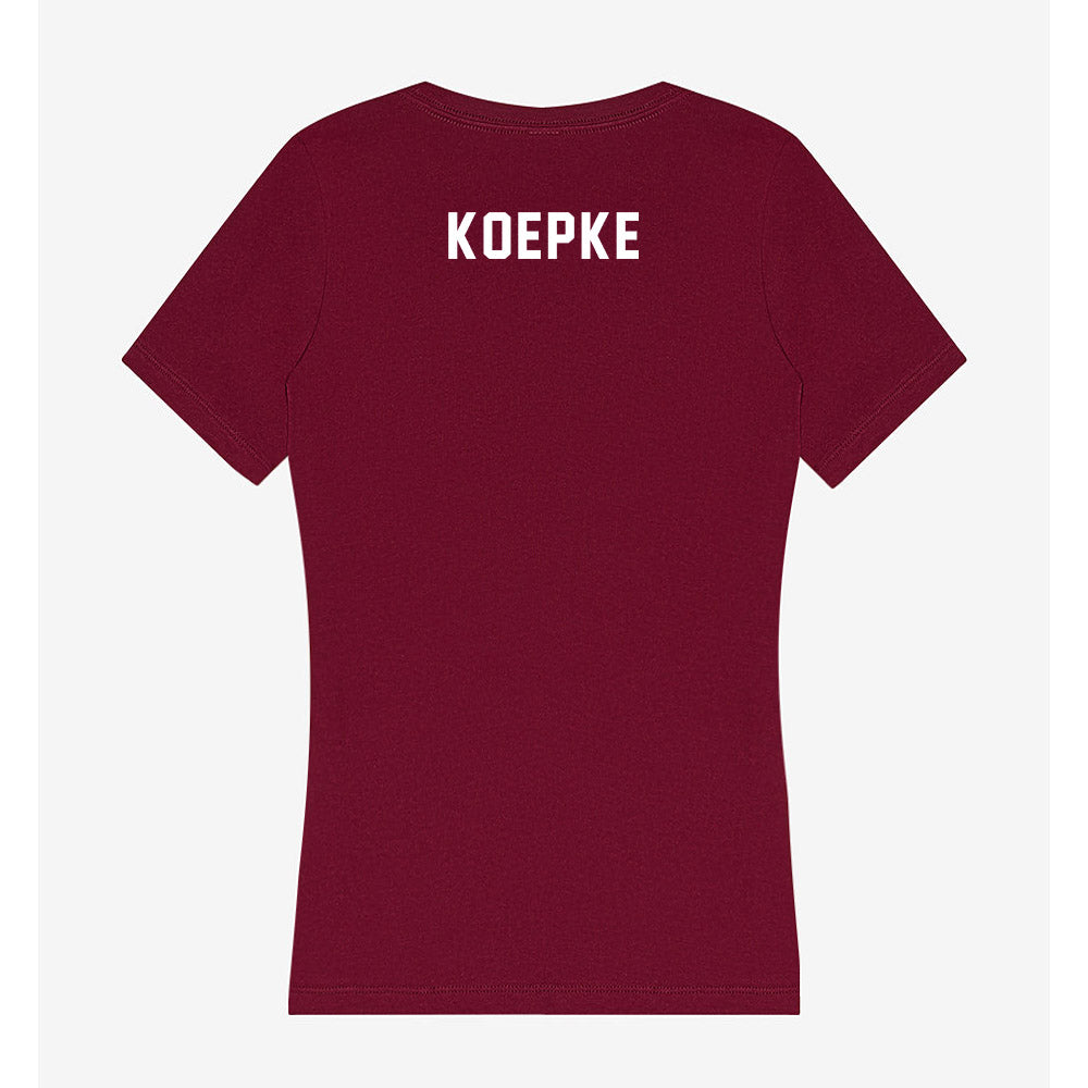 WSU - NCAA Dance Team : Peyton Koepke - Women's V-Neck T-Shirt-1