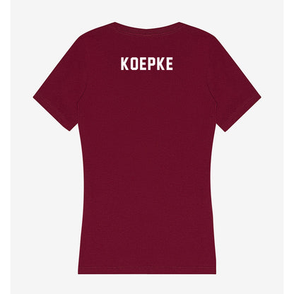 WSU - NCAA Dance Team : Peyton Koepke - Women's V-Neck T-Shirt-1