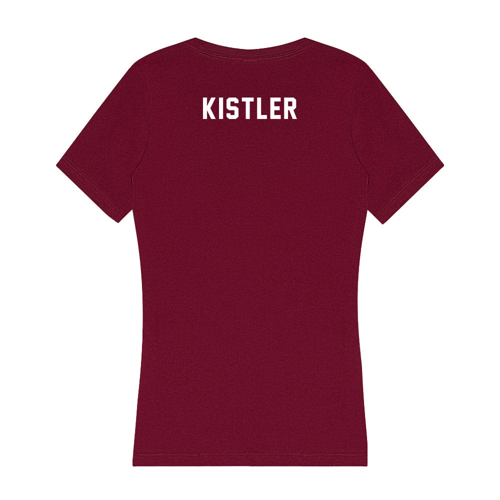 WSU - NCAA Women's Swimming & Diving : Jena Kistler - Women's V-Neck T-Shirt-1