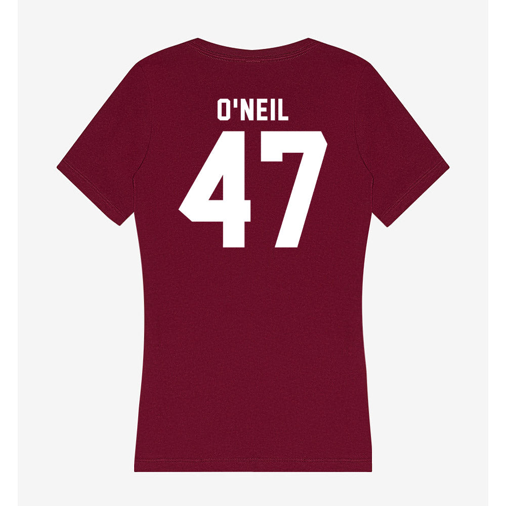 WSU - NCAA Baseball : Dillon O'Neil - Women's V-Neck T-Shirt-1