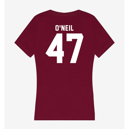WSU - NCAA Baseball : Dillon O'Neil - Women's V-Neck T-Shirt-1