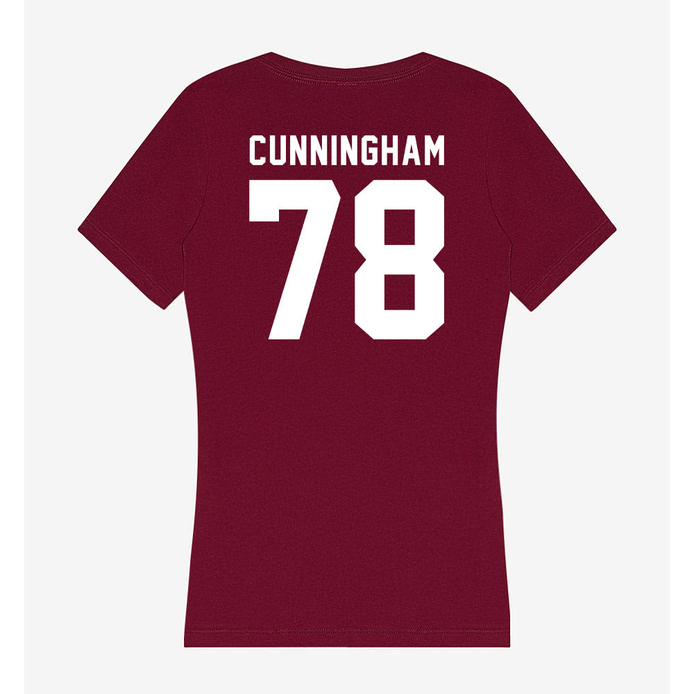 WSU - NCAA Football : Jorden Cunningham - Women's V-Neck T-Shirt-1