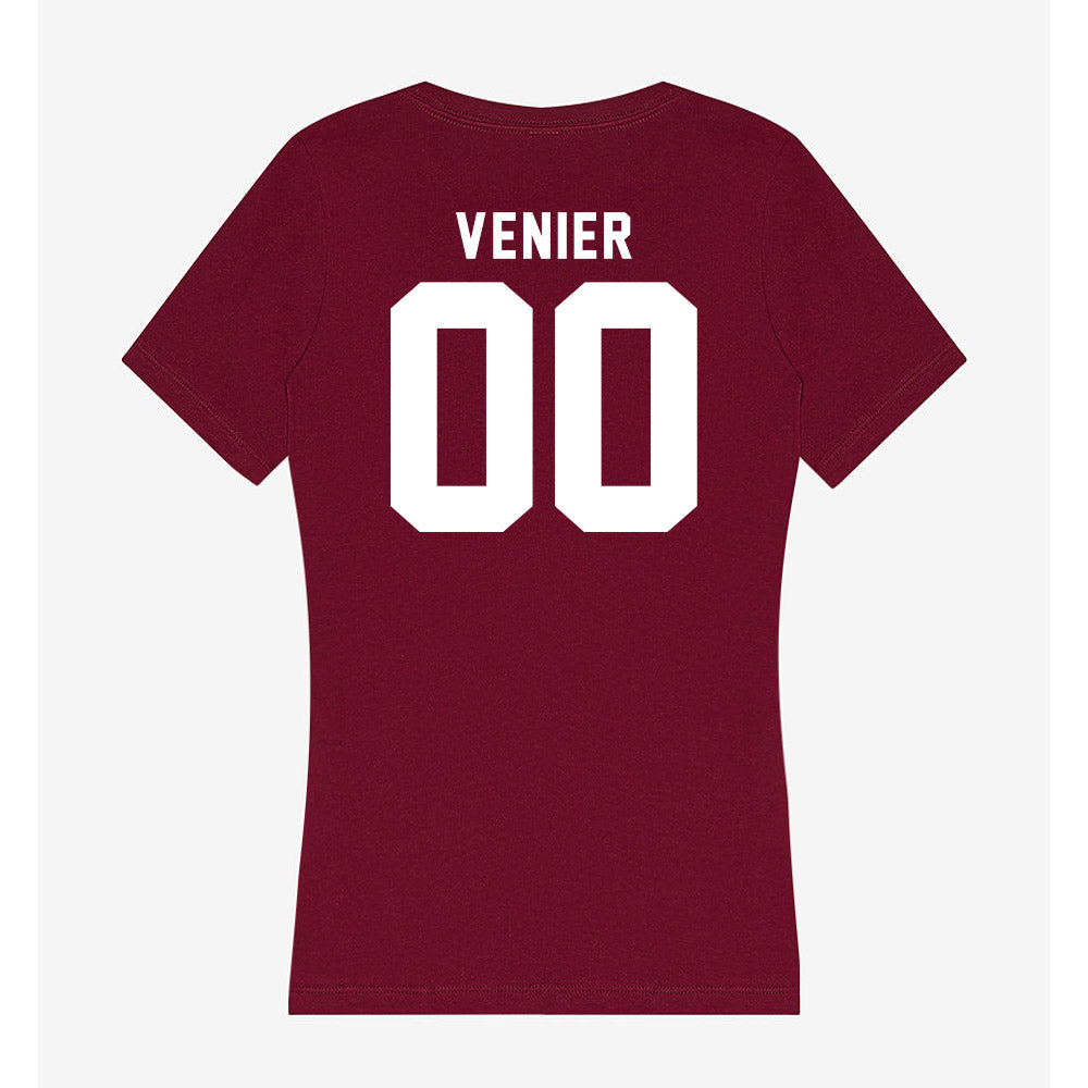 WSU - NCAA Women's Soccer : Sidney Venier - Women's V-Neck T-Shirt-1