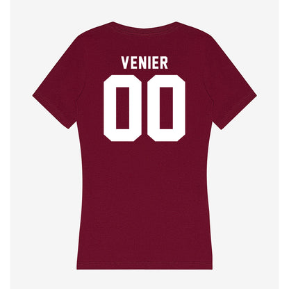 WSU - NCAA Women's Soccer : Sidney Venier - Women's V-Neck T-Shirt-1