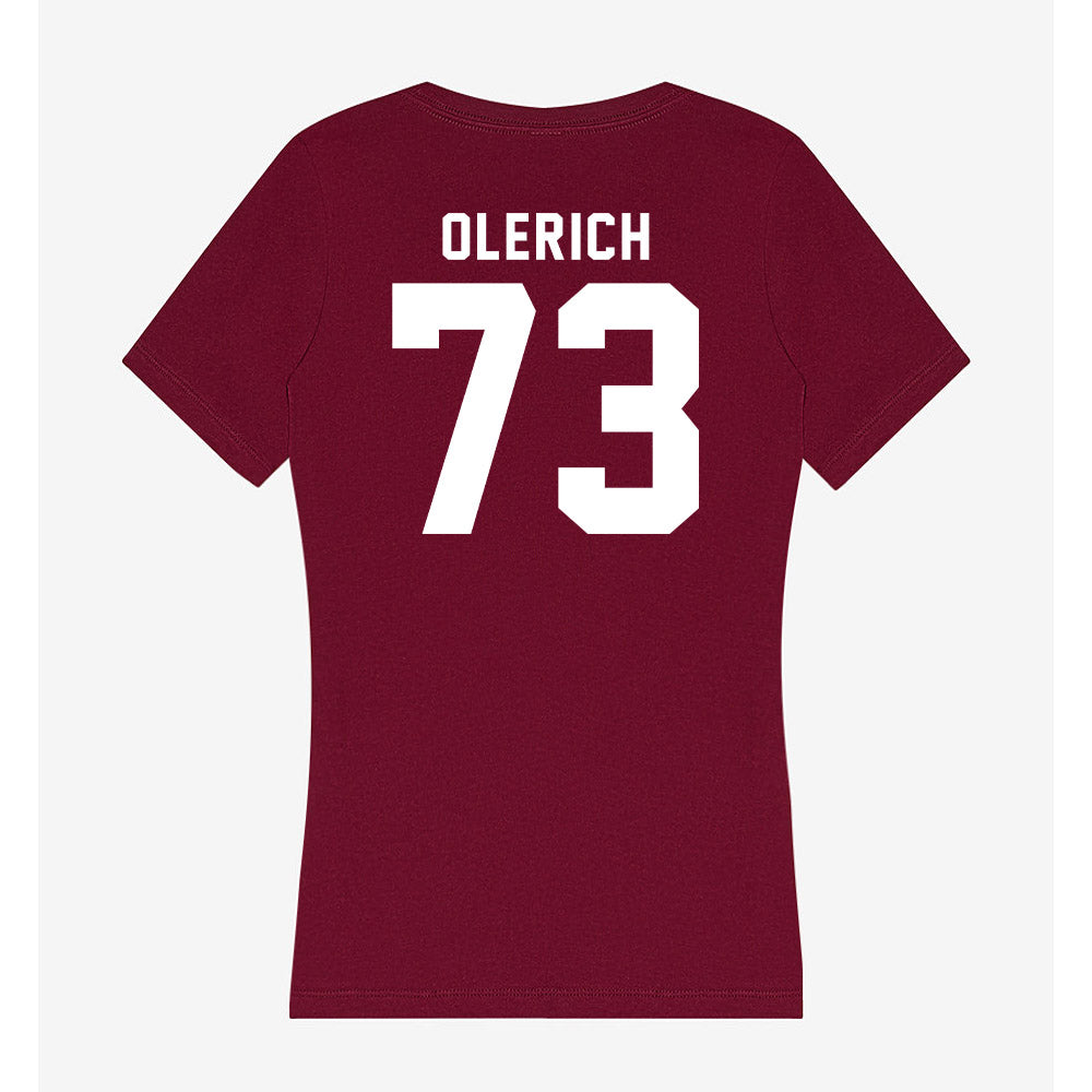 WSU - NCAA Football : AJ Olerich - Women's V-Neck T-Shirt-1