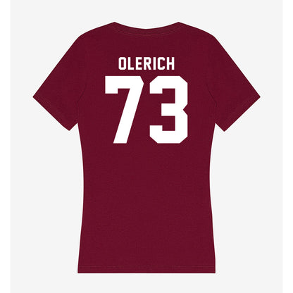 WSU - NCAA Football : AJ Olerich - Women's V-Neck T-Shirt-1