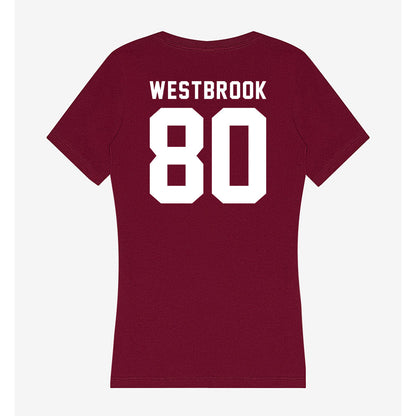 WSU - NCAA Football : Noah Westbrook - Women's V-Neck T-Shirt-1