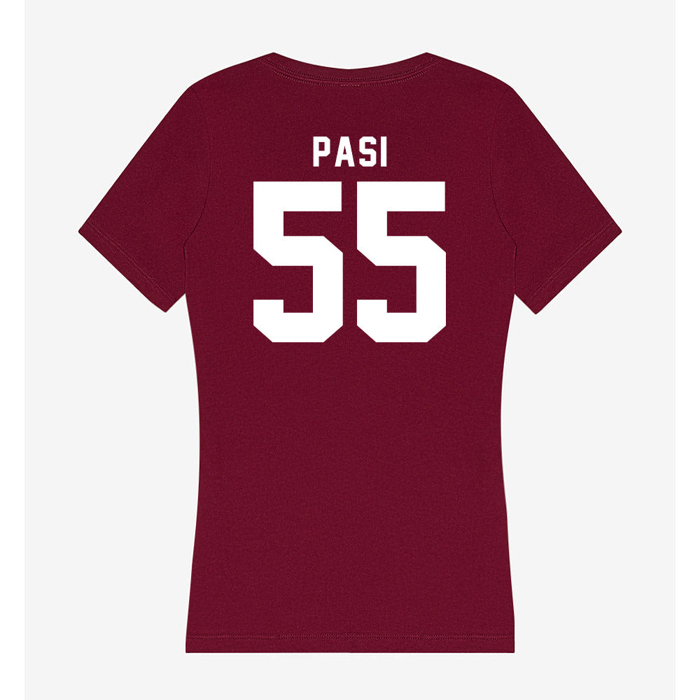 WSU - NCAA Football : Sione Pasi - Women's V-Neck T-Shirt-1