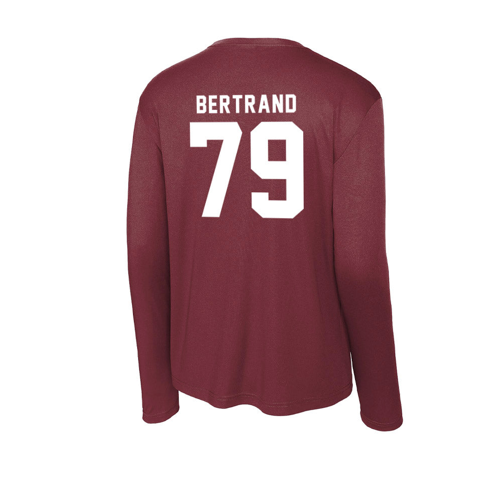 WSU - NCAA Football : Turner Bertrand - Activewear Long Sleeve T-Shirt-1