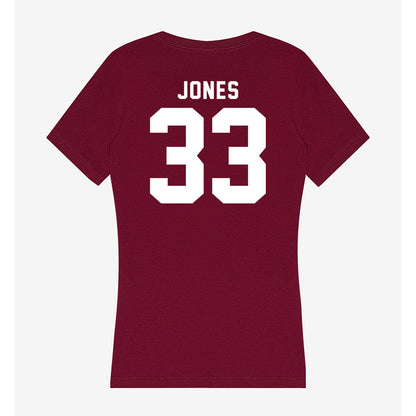 WSU - NCAA Football : Gage Jones - Women's V-Neck T-Shirt-1