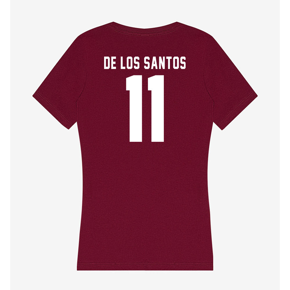 WSU - NCAA Women's Soccer : Ana De Los Santos - Women's V-Neck T-Shirt-1