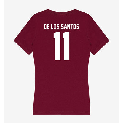 WSU - NCAA Women's Soccer : Ana De Los Santos - Women's V-Neck T-Shirt-1