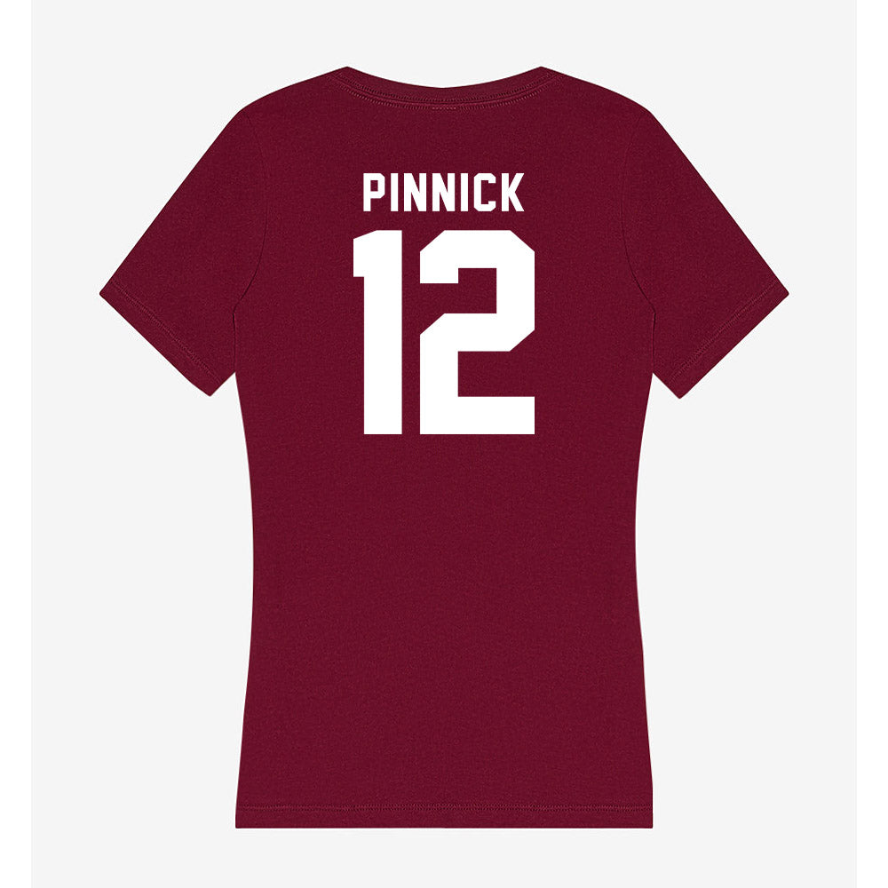 WSU - NCAA Football : Caden Pinnick - Women's V-Neck T-Shirt-1