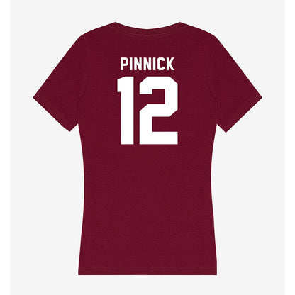 WSU - NCAA Football : Caden Pinnick - Women's V-Neck T-Shirt-1