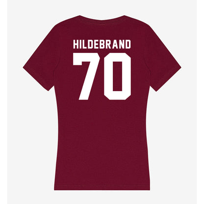 WSU - NCAA Football : Dylan Hildebrand - Women's V-Neck T-Shirt-1